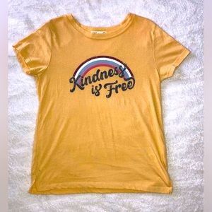 “Kindness is Free” Yellow Tee